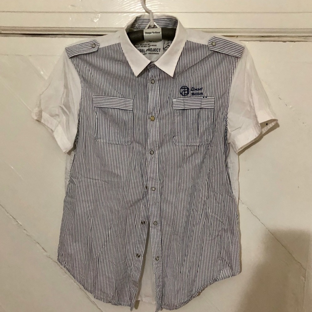 Diesel Short Sleeve Button Down